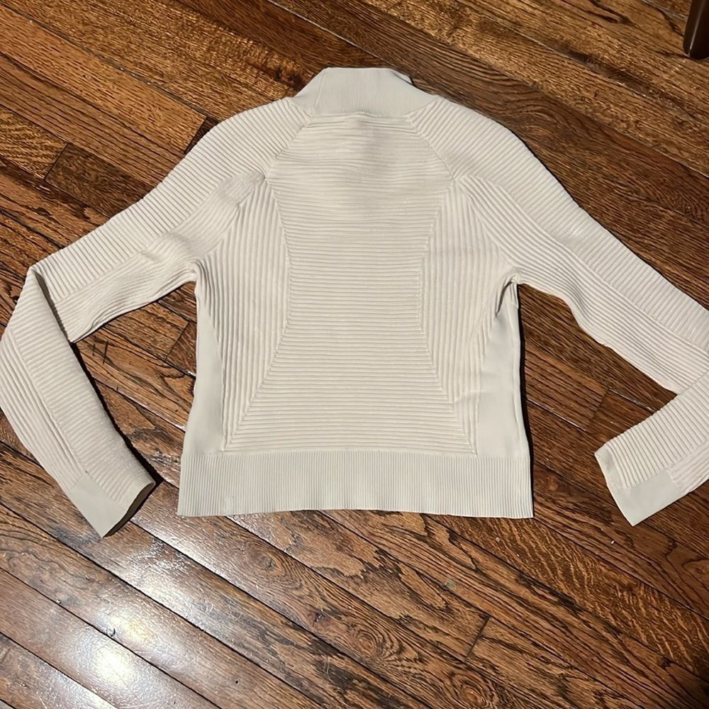 Lululemon Textured Geometric Mock Turtleneck Swea… - image 6